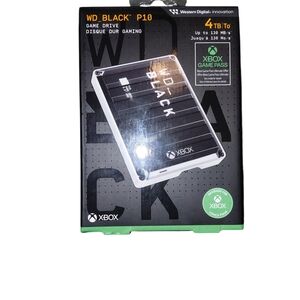 Western Digital WD_Black P10 4TB External Game Drive - Black/Green